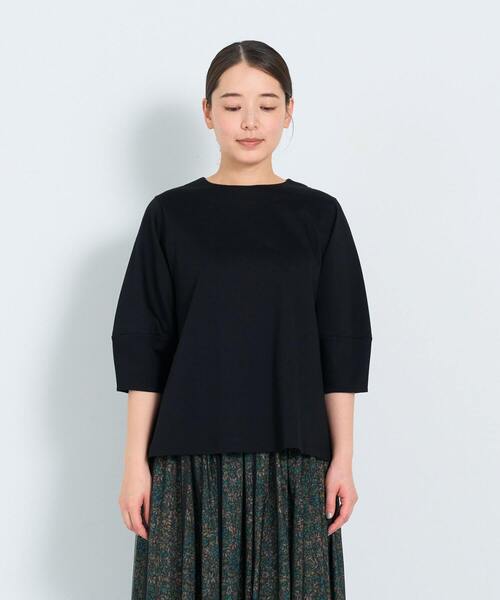 花音♡リネンブラウス 38 トリュフ セール】ランタンスリーブカットソープルオーバー（Tシャツ