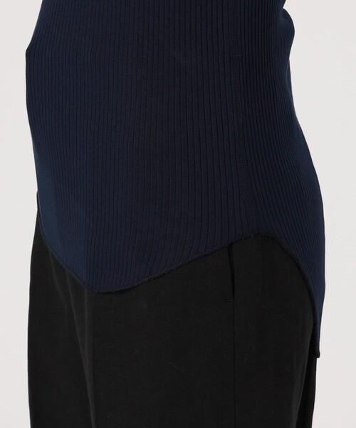 HAKUJI（ハクジ）の「HAKUJI Cotton asym TT（タンクトップ・レディース・ホワイト/ネイビー・FREE）」の11枚目の写真