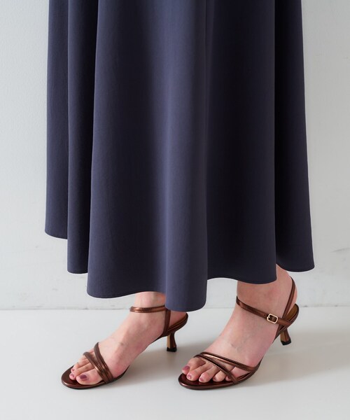 UNTITLED（アンタイトル）の「【セットアップ可/接触冷感/イージーケア】リラクミスト フレアスカート（スカート・レディース・チャコールグレー/ブラック/ベージュ/ネイビー・01/02/03/04/42/44/46/48/50/00）」の10枚目の写真