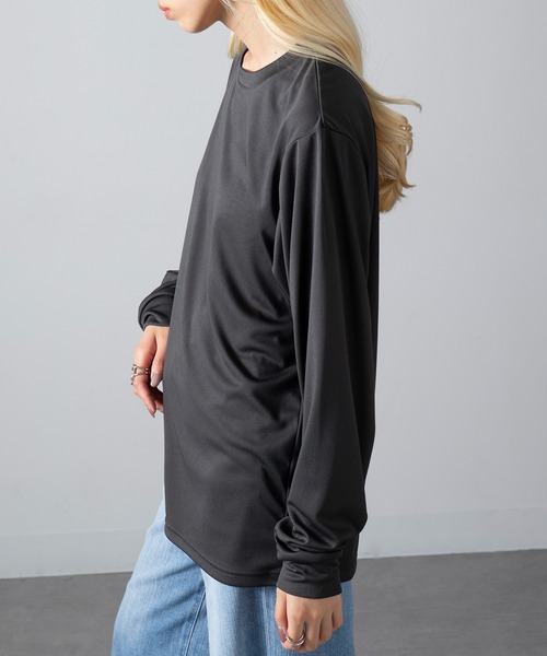 United Athle（ユナイテッドアスレ）の「【United Athle】4.4オンス ドライスムース ロングスリーブ Tシャツ ジム ヨガ ピラティス ロンT 5709（Tシャツ/カットソー・メンズ・ダークグリーン/ブラック/ネイビー/ホワイト/ダークパープル/ライトグリーン/オートミール/スミクロ/グレイッシュブルー・M/L/XL/S）」の20枚目の写真