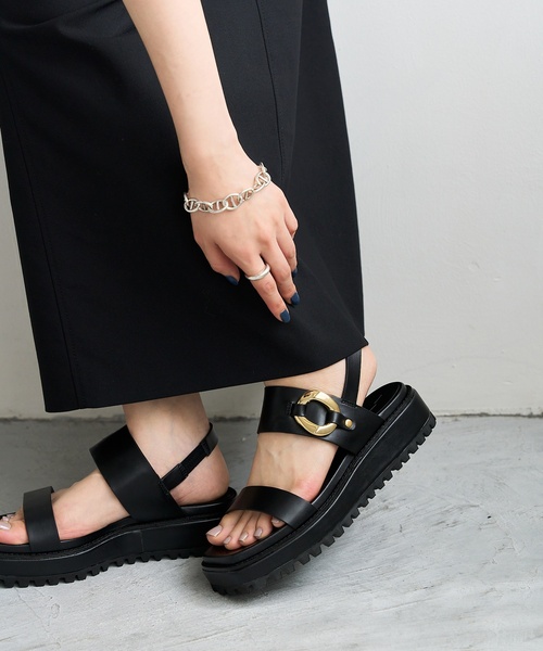 LE TALON（ルタロン）の「《追加》アツゾコメタルリングサンダル（サンダル・レディース・キャメル/ブラック系その他・SMALL/MEDIUM/LARGE/X-LARGE）」の18枚目の写真