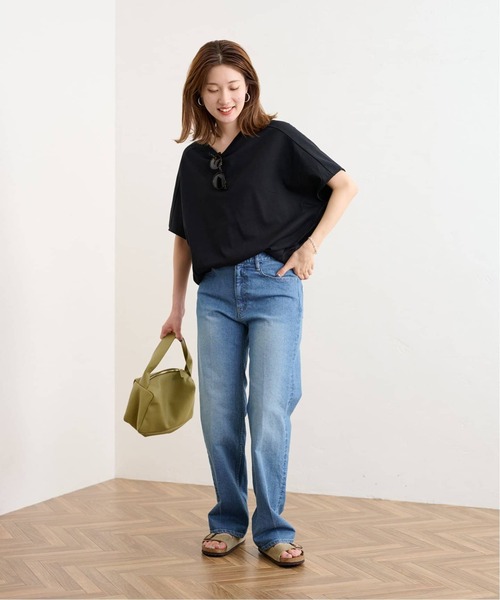 FRAMeWORK（フレームワーク）の「≪追加≫スムースコクーンプルオーバー（Tシャツ/カットソー・レディース・ブラウン/ホワイト/アイボリー/ブラック・FREE）」の8枚目の写真