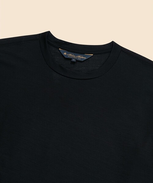 BROOKS BROTHERS(ブルックスブラザーズ)の「ウール/ナイロン クルーネック Tシャツ(Tシャツ/カットソー・メンズ・ネイビー/ブラック・LARGE/SMALL/X-LARGE/MEDIUM)」の4枚目の写真