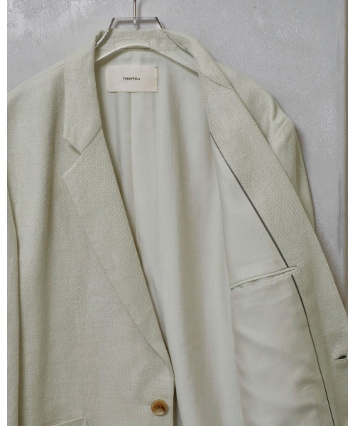 TODAYFUL（トゥデイフル）の「TODAYFUL Boyfriend Linen Jacket 12510103（テーラードジャケット・レディース・ベージュ/ブラウン/グリーン・36/38）」の19枚目の写真