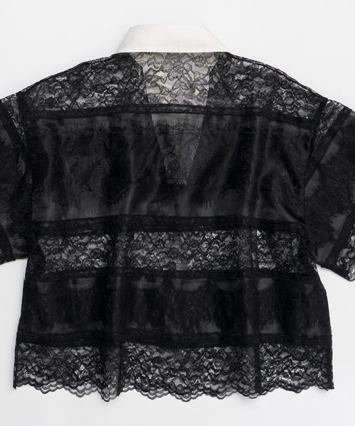 新品未使用　2025SS プランクプロジェクト　レース ラグビーシャツ　ポロ レースラグビーシャツ / Lace Rugby Shirt（シャツ/ブラウス