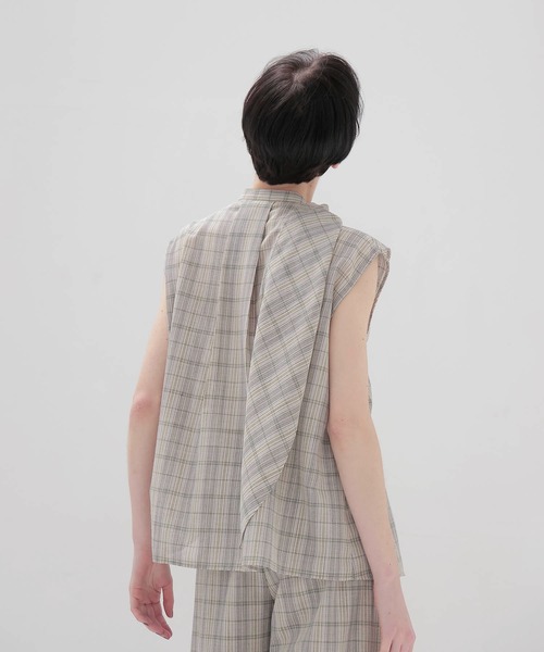DRESSLAVE(ドレスレイブ)の「VOILE check blouse(ボイルチェックブラウス)(シャツ/ブラウス・レディース・マルチ・38)」の3枚目の写真