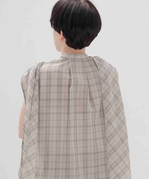 DRESSLAVE(ドレスレイブ)の「VOILE check blouse(ボイルチェックブラウス)(シャツ/ブラウス・レディース・マルチ・38)」の6枚目の写真
