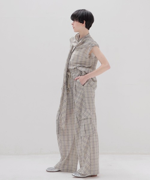 DRESSLAVE(ドレスレイブ)の「VOILE check blouse(ボイルチェックブラウス)(シャツ/ブラウス・レディース・マルチ・38)」の10枚目の写真
