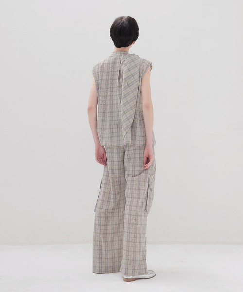 DRESSLAVE(ドレスレイブ)の「VOILE check blouse(ボイルチェックブラウス)(シャツ/ブラウス・レディース・マルチ・38)」の11枚目の写真