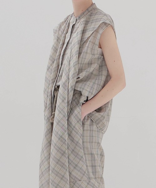 DRESSLAVE(ドレスレイブ)の「VOILE check blouse(ボイルチェックブラウス)(シャツ/ブラウス・レディース・マルチ・38)」の15枚目の写真