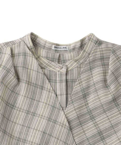 DRESSLAVE(ドレスレイブ)の「VOILE check blouse(ボイルチェックブラウス)(シャツ/ブラウス・レディース・マルチ・38)」の18枚目の写真