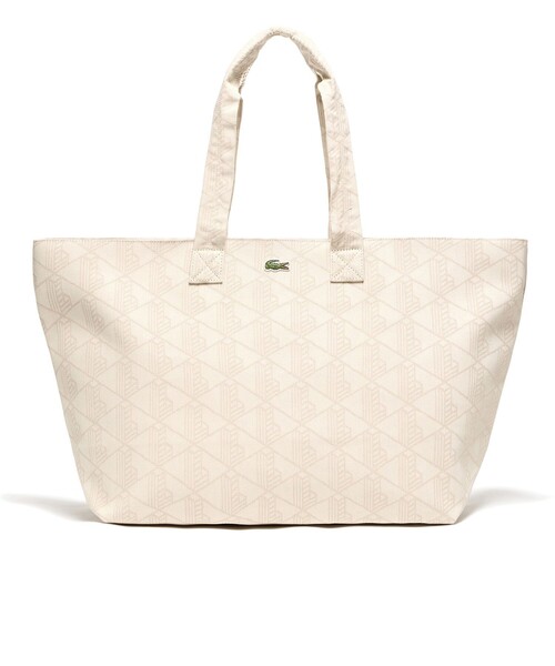 K様用 LACOSTE ブラウン色 トートバック 新品未使用 セール】サマーパック モノグラムビッグトートバッグ(トート