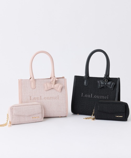 one after another NICE CLAUP(ワンアフターアナザーナイスクラップ)の「【LouLoumei】ミニトートバッグ(トートバッグ・レディース・ブラック/アイボリー/ベージュ・FREE)」の13枚目の写真