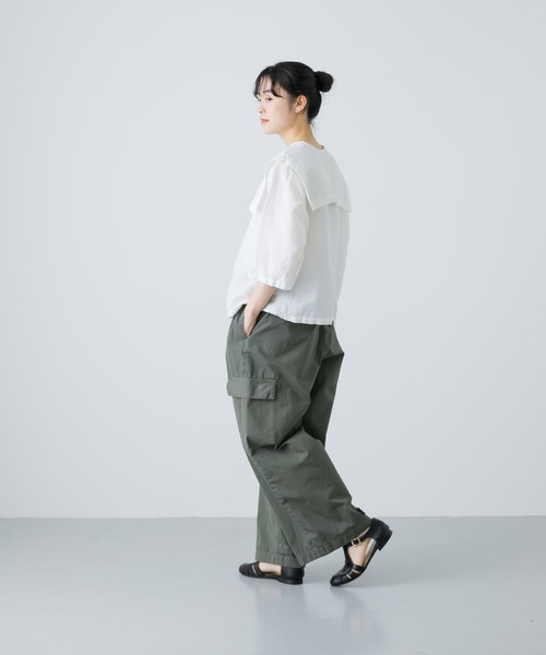 かぐれ｜ビッグカラー2WAYブラウス | Rakuten Fashion(楽天