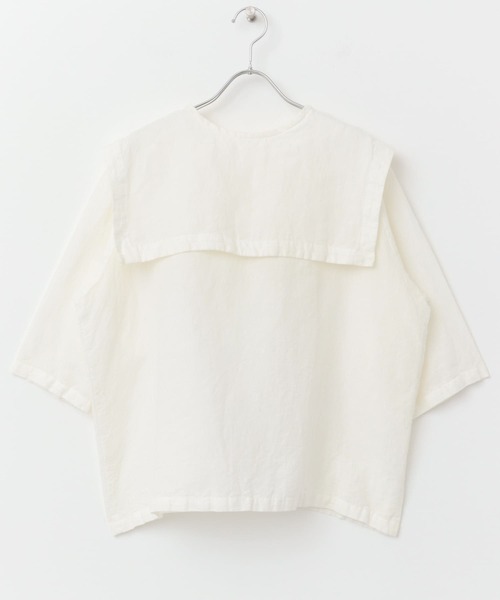 ビッグカラー2WAYブラウス（Tシャツ/カットソー）｜かぐれ