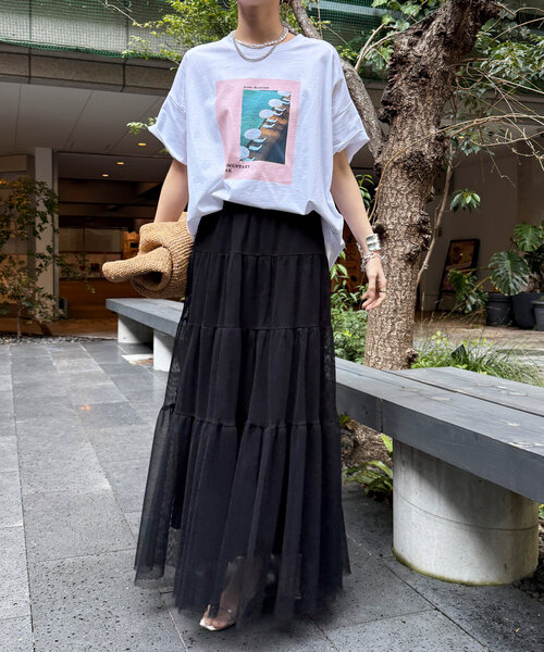 DOUDOU ワイドフォトTEE 未着用　最終お値下げ☆ DouDou tシャツ ワイドフォトTEE レディース : ZOZOTOWN Yahoo