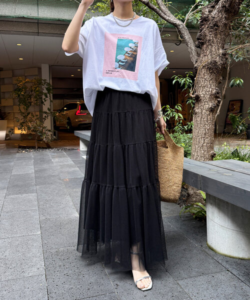 DOUDOU ワイドフォトTEE 未着用　最終お値下げ☆ DOUDOU ワイドフォトTEE 未着用 最終お値下げ☆ - メルカリ