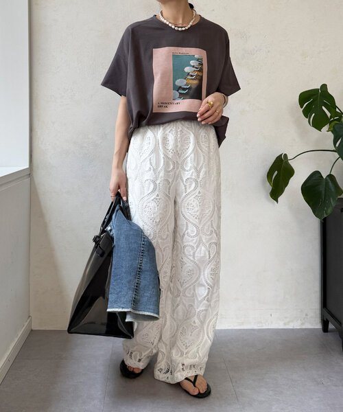 DOUDOU ワイドフォトTEE 未着用　最終お値下げ☆ DOUDOU ワイドフォトTEE 未着用 最終お値下げ☆ - メルカリ