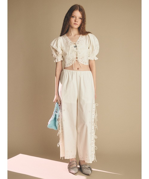 FURFUR（ファーファー）の「【ZOZOTOWN限定カラー】ラフィアロゴトートバッグ（トートバッグ・レディース・サックスブルー/ライトベージュ/ミント/ブラック/ピンク/ホワイト・FREE）」の8枚目の写真