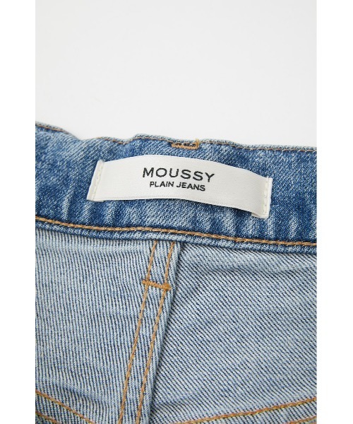 MOUSSY（マウジー）の「PLAIN JEANS STRAIGHT（デニムパンツ・レディース・ブルー/ライトブルー/ワンウォッシュ・27inch/23inch/24inch/25inch/26inch）」の11枚目の写真