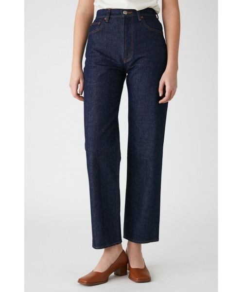 MOUSSY（マウジー）の「PLAIN JEANS STRAIGHT（デニムパンツ・レディース・ブルー/ライトブルー/ワンウォッシュ・27inch/23inch/24inch/25inch/26inch）」の17枚目の写真