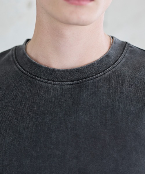 ASTRONOMY(アストロノミー)の「ESSENTIAL COTTON CROPPED T-SHIRT(Tシャツ/カットソー・メンズ・ブラック/ホワイト/ブラック系/ブラウン系/グレー系・S/M/L/XL)」の10枚目の写真
