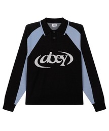 OBEY SOCCER POLO SWEATER（オベイ サッカー ポロ　セーター）