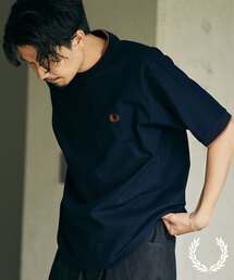 FRED PERRY 417別注 Textured Single Tipped Tシャツ