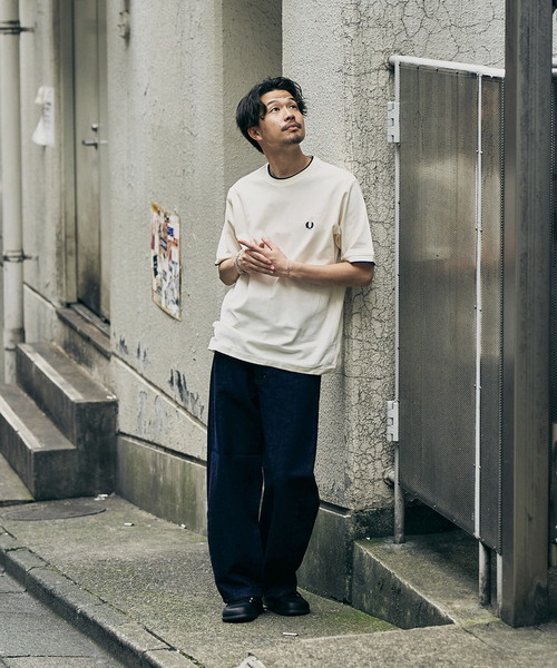 セール】FRED PERRY 417別注 Textured Single Tipped Tシャツ（Tシャツ