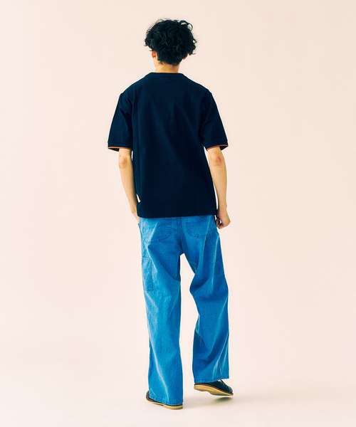セール】FRED PERRY 417別注 Textured Single Tipped Tシャツ（T