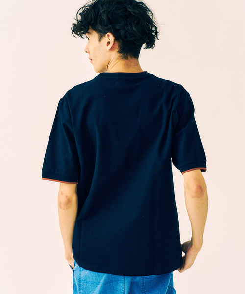 FRED PERRY 417別注 Textured Single Tipped Tシャツ(508095794