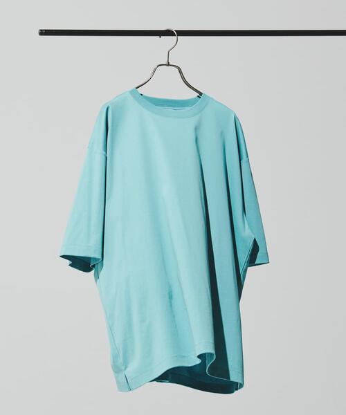 URBAN RESEARCH DOORS（アーバンリサーチドアーズ）の「『UR TECH』サマシェア クルーネックTシャツ（Tシャツ/カットソー・メンズ・ホワイト/ブラック系その他/ブラック/ライトブルー・MEDIUM/LARGE/X-LARGE）」の15枚目の写真