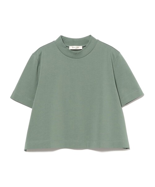 Demi-Luxe BEAMS(デミルクス ビームス)の「モックネック ショート Tシャツ(Tシャツ/カットソー・レディース・ブラック/ホワイト/グリーン系その他5・ONE SIZE)」の3枚目の写真