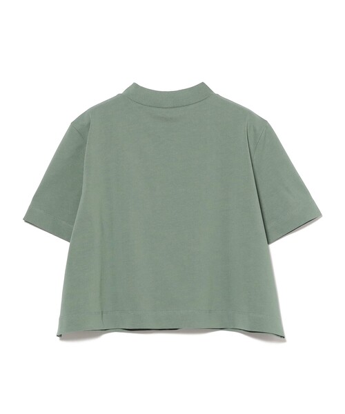 Demi-Luxe BEAMS(デミルクス ビームス)の「モックネック ショート Tシャツ(Tシャツ/カットソー・レディース・ブラック/ホワイト/グリーン系その他5・ONE SIZE)」の10枚目の写真