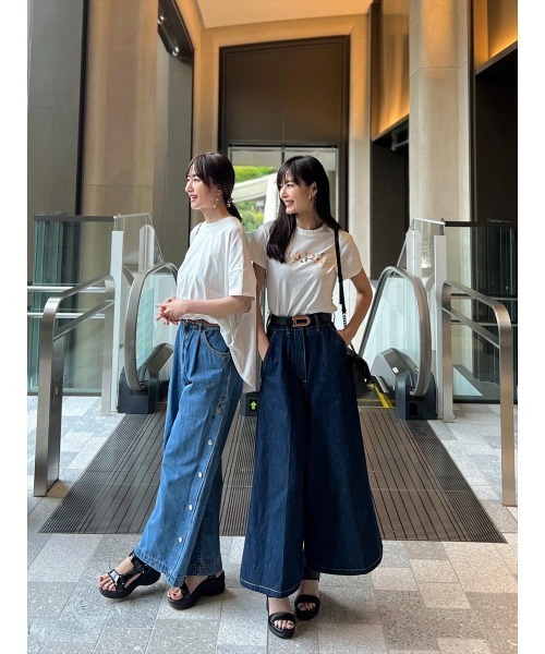 Day and Grade(デイアンドグレイド)の「【前田ゆかセレクト】バッグロゴTシャツ(Tシャツ/カットソー・レディース・ホワイト/ブラック・FREE)」の21枚目の写真