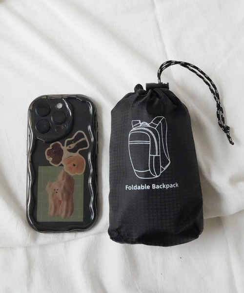 Port（ポート）の「【 Port / ポート 】 パッカブル デイリー ナイロンリュック #（バックパック/リュック・レディース・ブラック/グレー・FREE）」の15枚目の写真