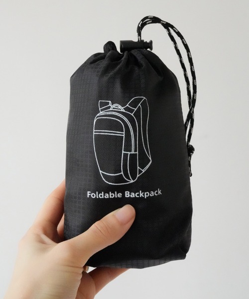 Port（ポート）の「【 Port / ポート 】 パッカブル デイリー ナイロンリュック #（バックパック/リュック・レディース・ブラック/グレー・FREE）」の16枚目の写真