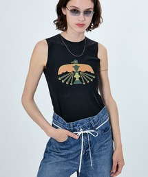 M TO R | SECONDSKIN NUDE PEACE N/S TOPS(タンクトップ)