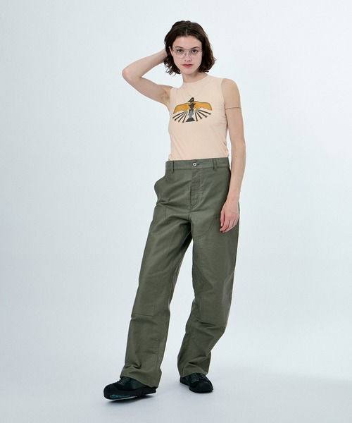 M TO R(ムウトアール)の「SECONDSKIN NUDE PEACE N/S TOPS(タンクトップ・レディース・ブラック/ベージュ・40/38)」の6枚目の写真