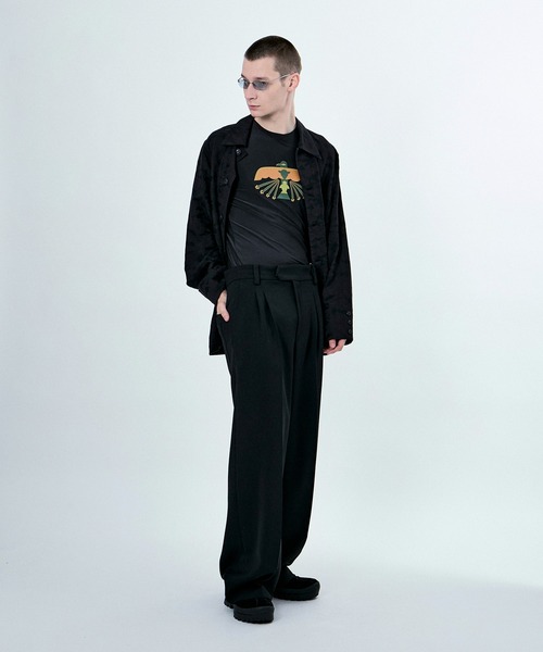 M TO R(ムウトアール)の「SECONDSKIN NUDE PEACE N/S TOPS(タンクトップ・レディース・ブラック/ベージュ・40/38)」の9枚目の写真