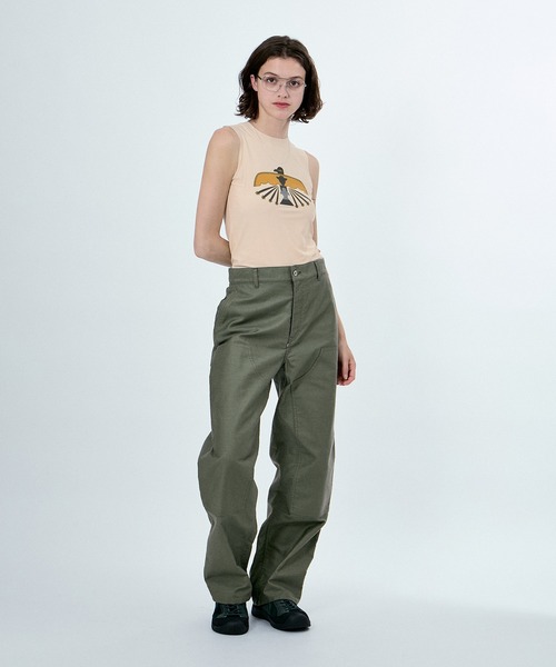 M TO R(ムウトアール)の「SECONDSKIN NUDE PEACE N/S TOPS(タンクトップ・レディース・ブラック/ベージュ・40/38)」の20枚目の写真