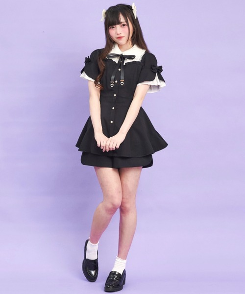 Secret Honey レース袖＆レースヨークセットアップ Secret Honey（シークレットハニー）の「レース袖＆レースヨーク