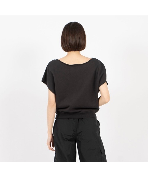 Reebok(リーボック)の「スタジオ スタイル スウェットシャツ / STUDIO STYLE SWEATSHIRT(Tシャツ/カットソー・レディース・ライトグレー/ブラック・XX-LARGE/LARGE/X-LARGE/MEDIUM/SMALL)」の4枚目の写真