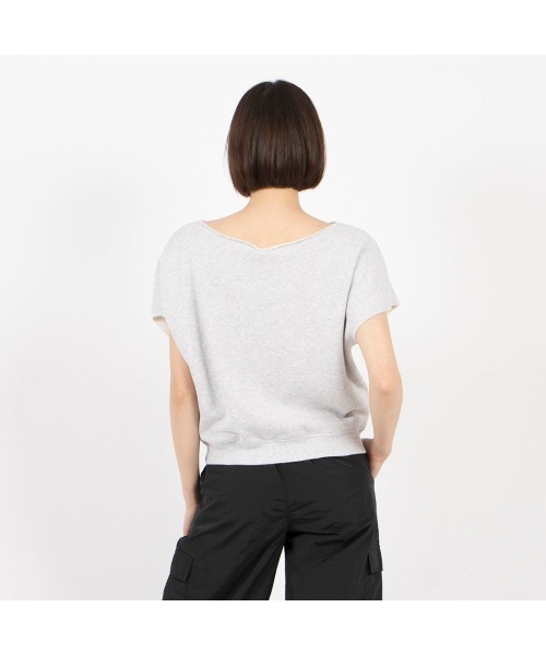 Reebok(リーボック)の「スタジオ スタイル スウェットシャツ / STUDIO STYLE SWEATSHIRT(Tシャツ/カットソー・レディース・ライトグレー/ブラック・XX-LARGE/LARGE/X-LARGE/MEDIUM/SMALL)」の6枚目の写真