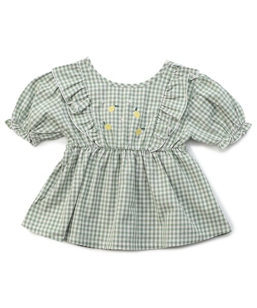 Seraph（セラフ）の「バッククロスチュニック（チュニック・キッズ・ミント/レッド・140/130/120/110/100/90/80）」の9枚目の写真