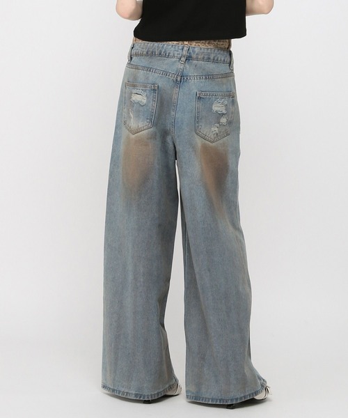 3.3 Field Trip (3.3フィールドトリップ)の「3.3 Field Trip/レオパードWウエストパンツ(デニムパンツ・レディース・その他2・MEDIUM/SMALL)」の9枚目の写真