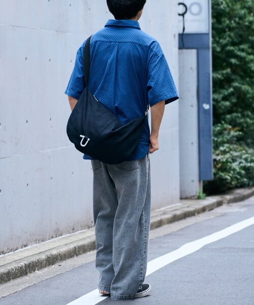 CIAOPANIC TYPY(チャオパニックティピー)の「【通気性◎】ユニセックスジャガード刺繍レースシャツ(シャツ/ブラウス・メンズ・ネイビー/オフホワイト/チャコールグレー・MEDIUM/LARGE)」の20枚目の写真