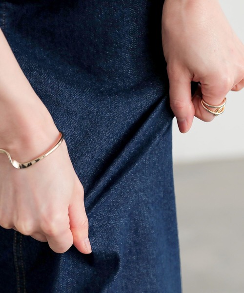 n'OrLABEL(ノアールレーベル)の「【機能素材】『デニムナロースカート』(デニムスカート・レディース・ネイビー/ブルー・S~M/L~LL/3L)」の19枚目の写真