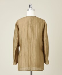 conte（コンテ）の「＜conte＞シアー ノーカラージャケット