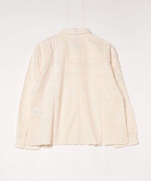 Nudie Jeans(ヌーディージーンズ)の「Nudie Jeans/ヌーディージーンズ Juni / フリンジシャツ / Offwhite(シャツ/ブラウス・レディース・オフホワイト・S)」の2枚目の写真